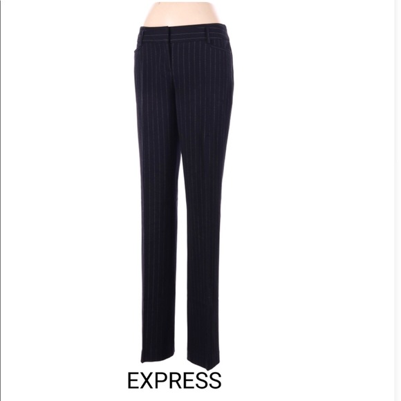 Express Pants - Express Pinstripe Editor Pants sz 8R